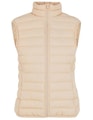 Dames Bodywarmer New Morning Studios Light Puffer Vest Sand